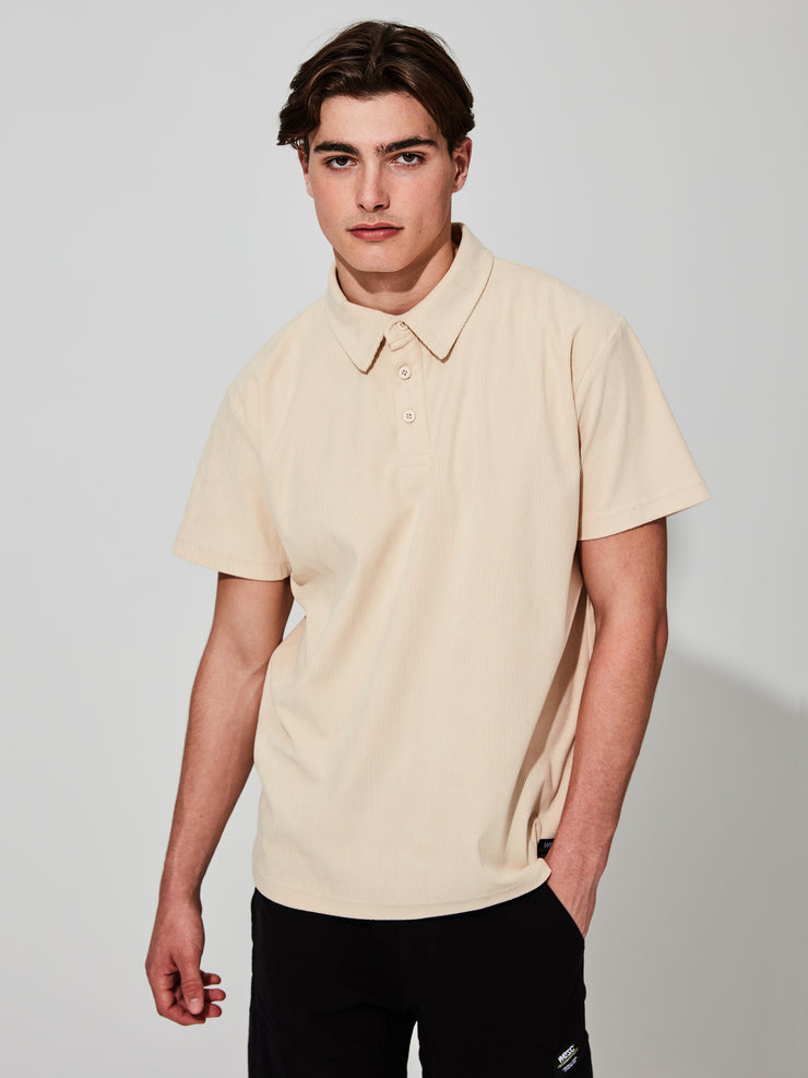 CORDUROY POLO S/S