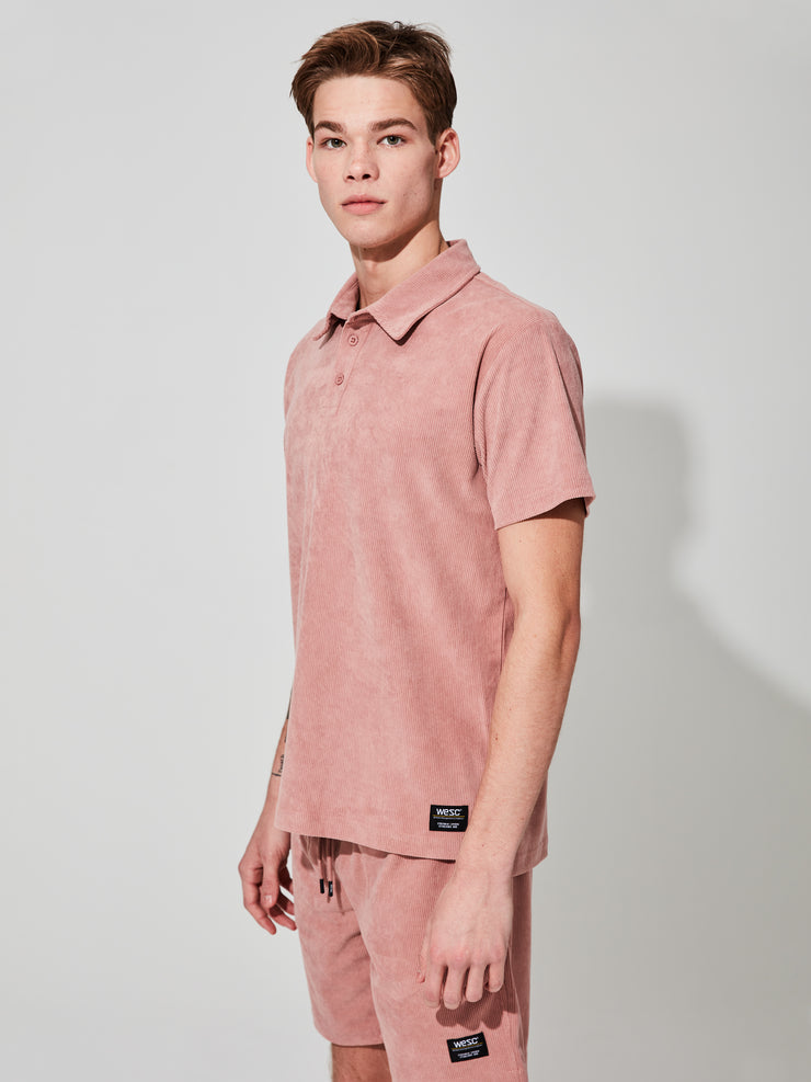 CORDUROY POLO S/S